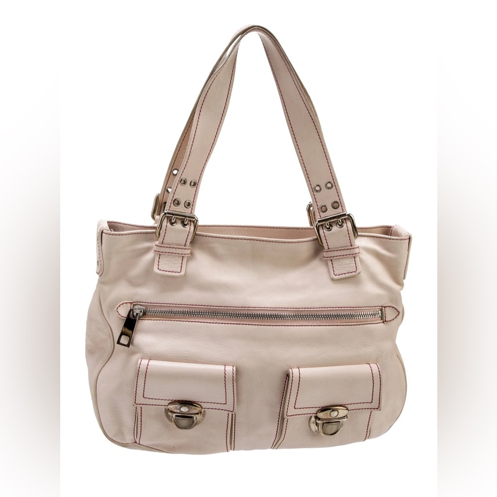 Marc Jacob’s blush pink leather handbag